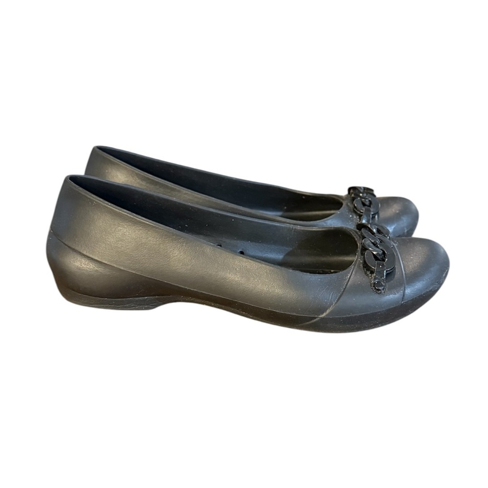 CROCS Gianna Black Ballet Flats Women’s Size 8